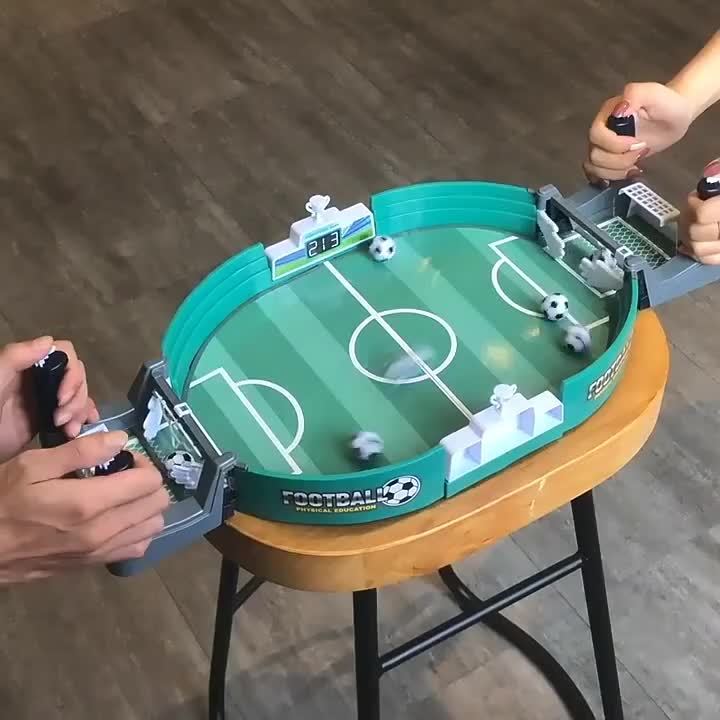 Family Party Table Soccer Board Game: Double Competitive Soccer Fun for Kids Ages 3-6